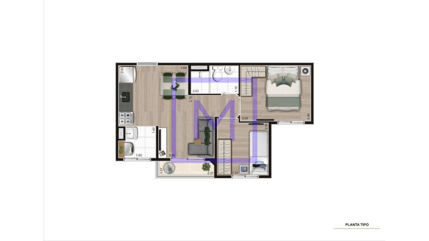 Apartamento, 2 quartos - Foto 29