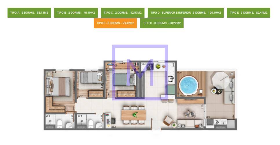Apartamento, 2 quartos - Foto 16