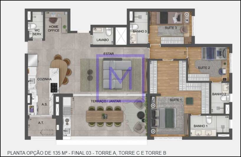 Apartamento, 2 quartos, 94 m² - Foto 32