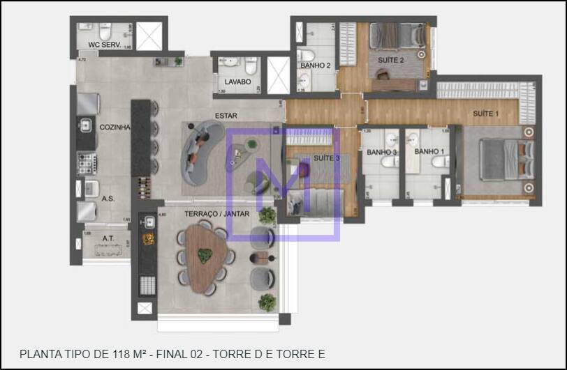 Apartamento, 2 quartos, 94 m² - Foto 31