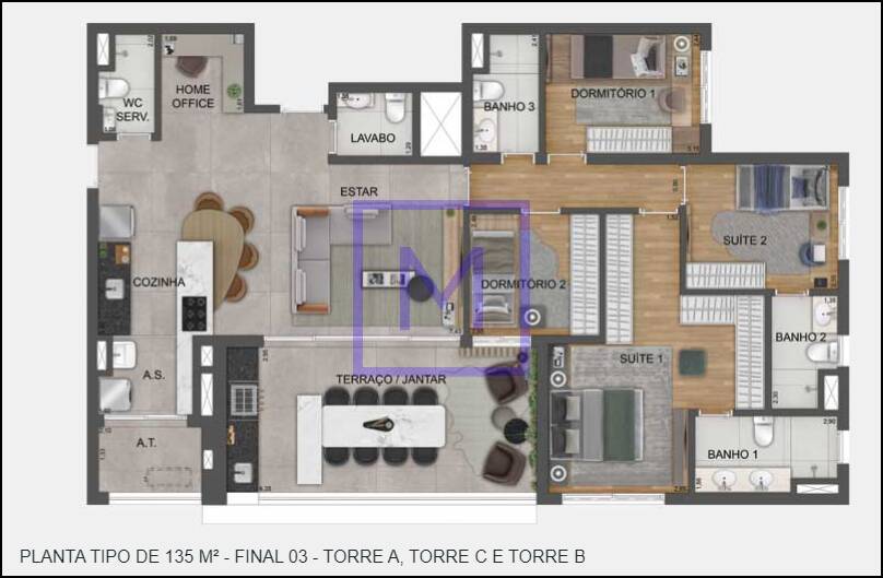 Apartamento, 2 quartos, 94 m² - Foto 29