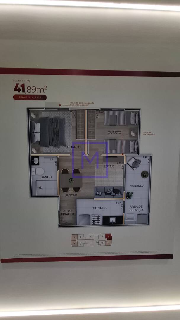 Apartamento, 2 quartos, 41 m² - Foto 20