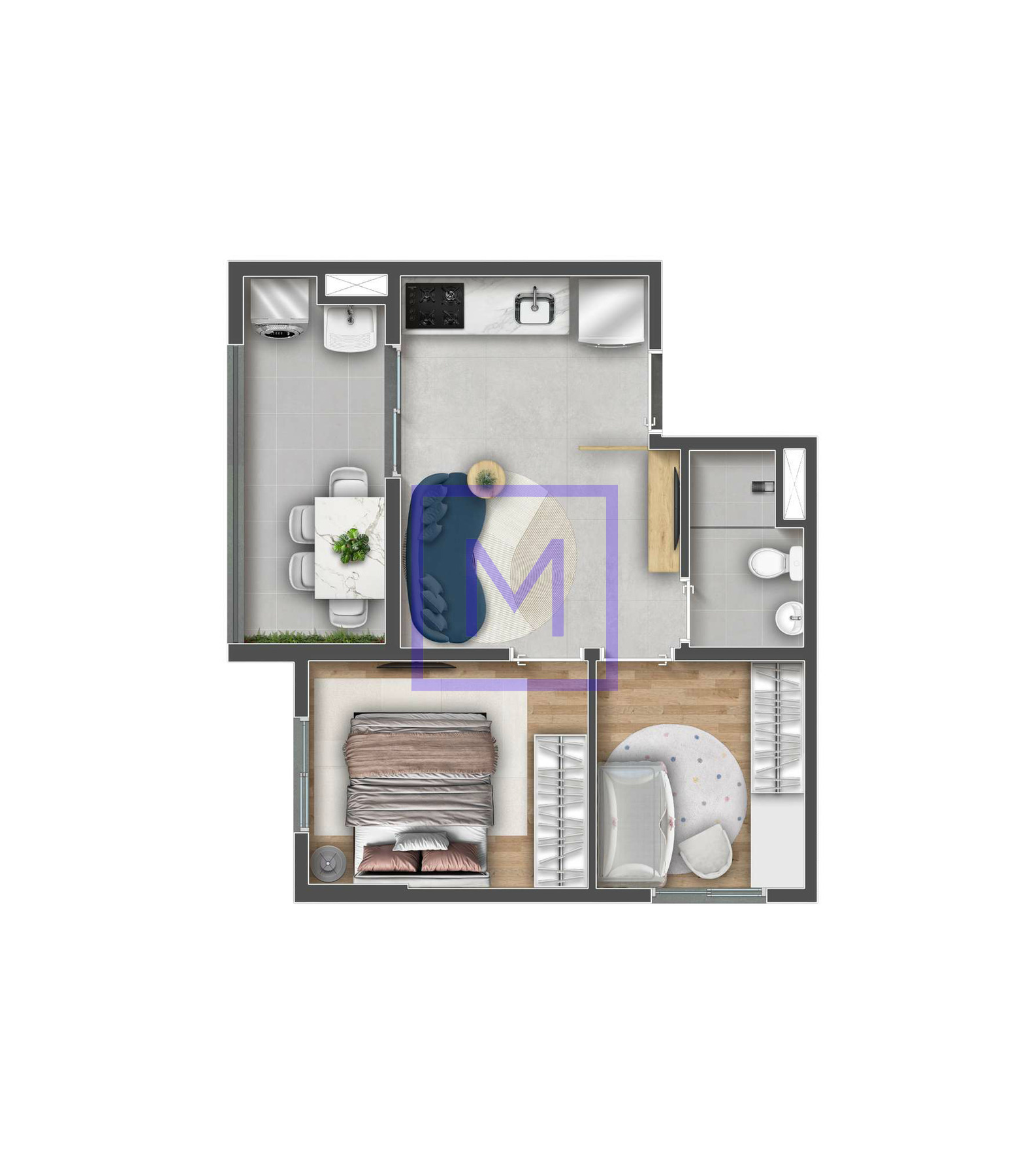 Apartamento, 2 quartos, 36 m² - Foto 21